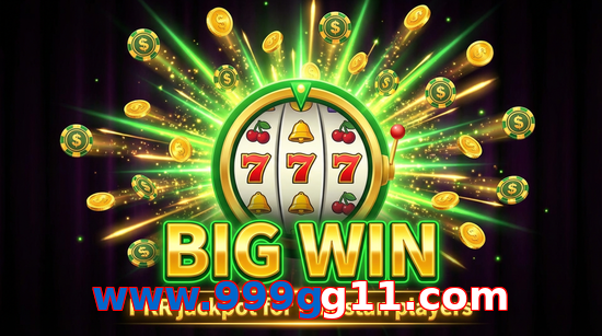 Big win animation on Www.999gg11.com slot game